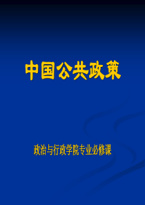 第2讲中国公共政策的决策体制