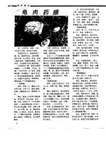 龟肉药膳注