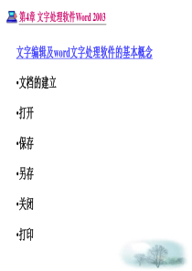 西华大学专升本培训资料--Word 2003-zlz