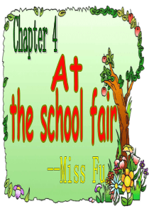 朗文3A U4 At the school fair