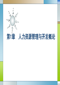 人力资源管理与开发概论