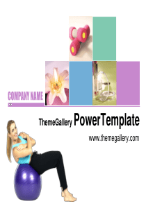 健身模板PPT