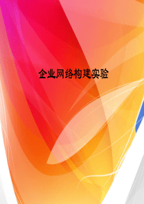 企业网络构建路由配置