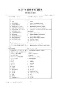酒店管理资料酒店设计参照资料(叶予舜)