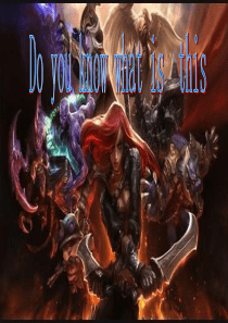 电子竞技英文介绍资料