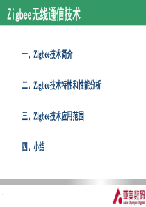 Zigbee无线通信技术详解解析
