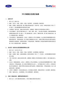 5S区域划分及执行标准