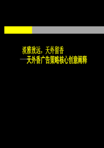 天外香广告策略核心创意阐释