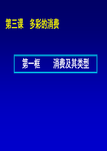 第三课 多彩的消费