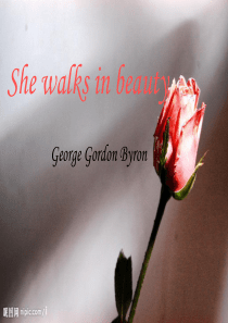 She walks in beauty.ppt4