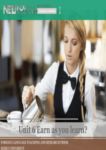 B1U6 Section A新视野大学英语读写第三版 第一册第6单元课件