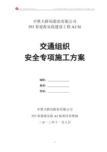 交通组织安全专项施工方案