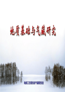 地质基础与气藏研究培训