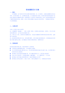 语音播报芯片方案