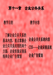 第十一章 企业公共关系