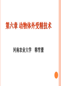 第六章动物体外受精技术..