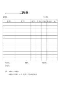最新园林绿化工程资料表格