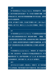 汽车知识普及
