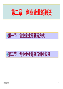 创业企业的融资