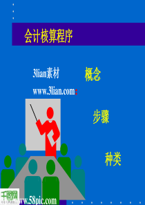 会计核算程序PPT模板
