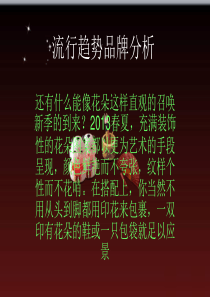 流行趋势品牌分析