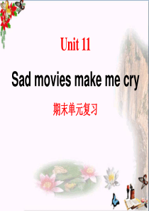 人教新目标版英语九年级Unit-11《Sad-movies-make-me-cry》ppt复习课件