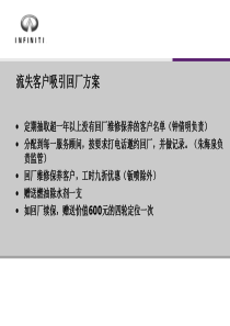 流失客户吸引回厂方案