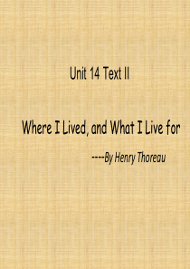英语专业综英6-unit-14-where-I-lived,-and-what-I-lived-fo