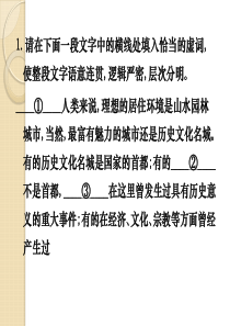 2011高考语文复习练习课件：正确使用词语(实词、虚词)(3)