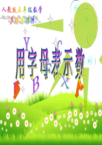 五年级用字母表示数PPT课件