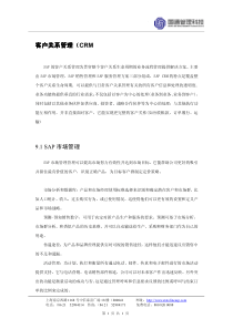SAP客户关系管理