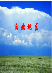 西北地区课件