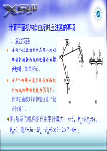 平面机构的自由度_习题