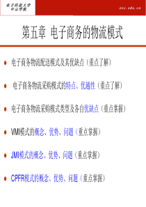 电子商务的物流模式