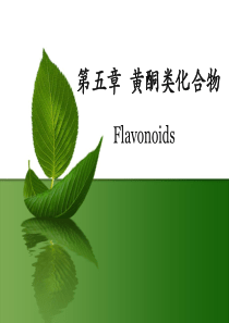 第五章黄酮类化合物