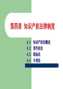 4-知识产权法律制度