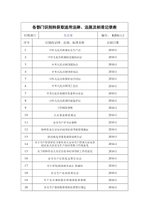 4法律法规标准和规范