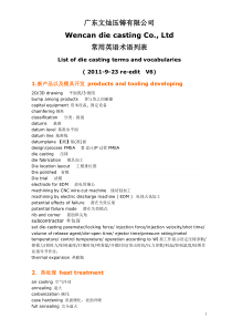 压铸--常用英文词汇-V5