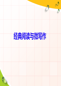 经典阅读与微写作