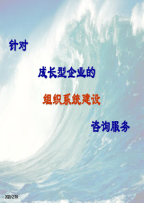 成长型企业的组织系统建设