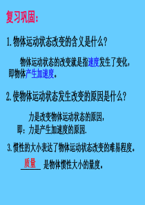 4.4牛顿第二定律(粤教版必修1,2013高一物理课件)PPT6