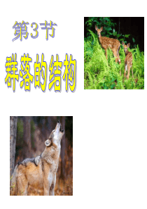 第三节 群落的结构