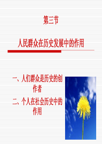 第三节-人民群众在历史发展中的作用