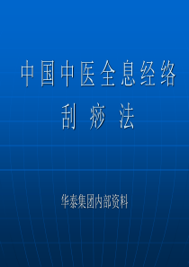 全息经络刮痧法