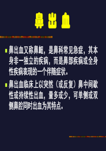 《鼻出血》PPT课件共42页文档