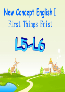 新概念英语第一册第5-6课课件