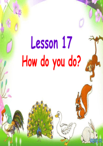 新概念第一册Lesson17-18