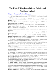 英语国家概况--谢福之-复习资料(DOC)
