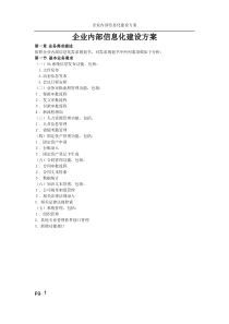 2014企业内部信息化方案