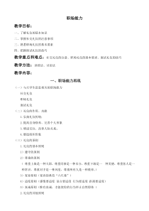 职场能力